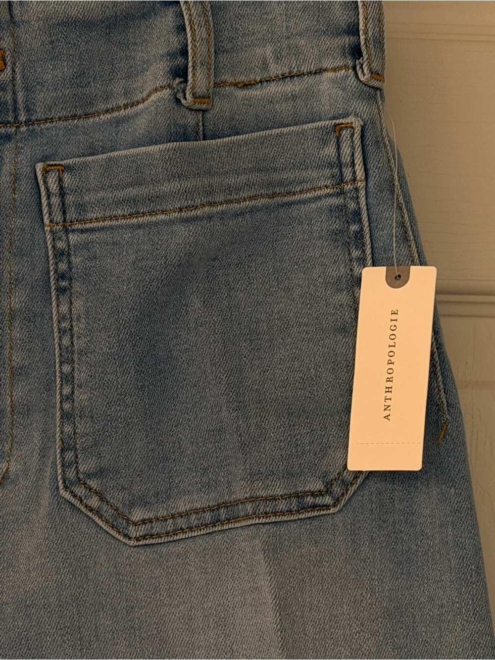 Maeve Light Blue Relaxed Wide-Leg Jeans - Picture 3 of 8